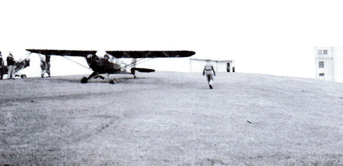 Grne ldowisko na arze Samoloty typu Piper Cub tu po wyldowaniu